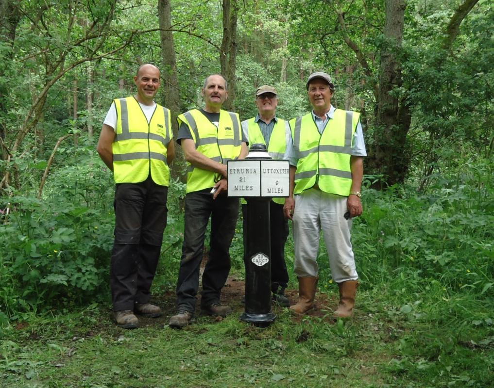 Milepost installation team