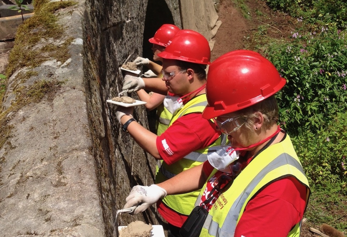 WRG camp at Br70, July 2014 - pointing team