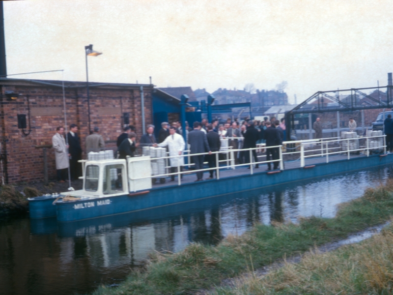 Milton Main launch in 1965. Note the original steering position. This was later removed. 